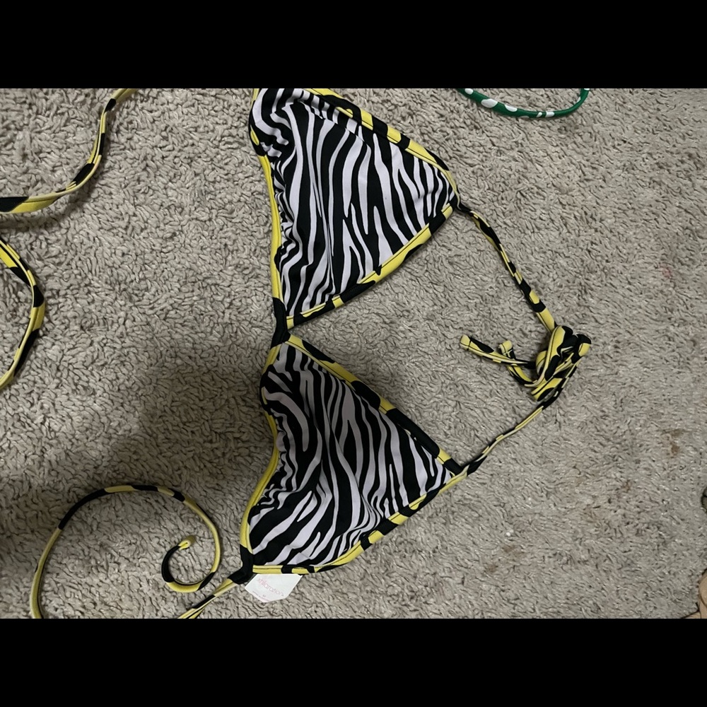 vintage y2k reversible bikini top